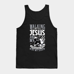 Jesus and dog - Karelian Bear Dog Tank Top